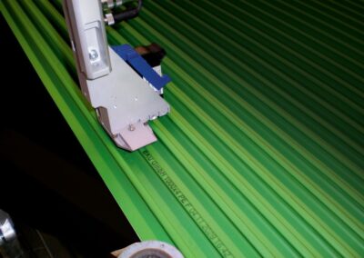 Plastics Application - HR-Marking of extruded profile boards