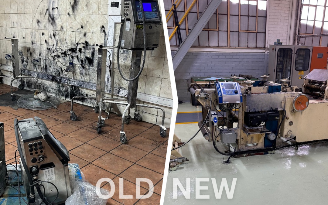 Before and after: CIJ vs REA JET HR 2.0 coding performance in dusty environment